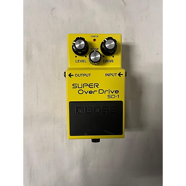 Used BOSS SD1 Super Overdrive Effect Pedal