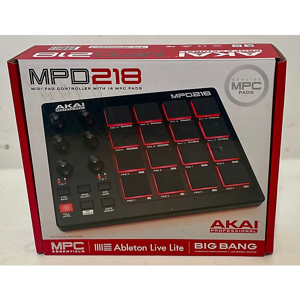 Used Akai Professional Used Akai Professional MPD218 MIDI Controller