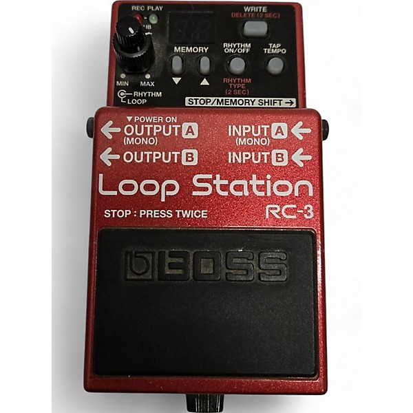 Used BOSS RC3 Loop Station Pedal