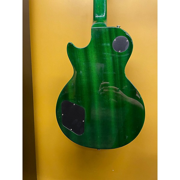 Used Epiphone Used Epiphone Les Paul Standard Pro GREEN FLAMED MAPLE Solid Body Electric Guitar