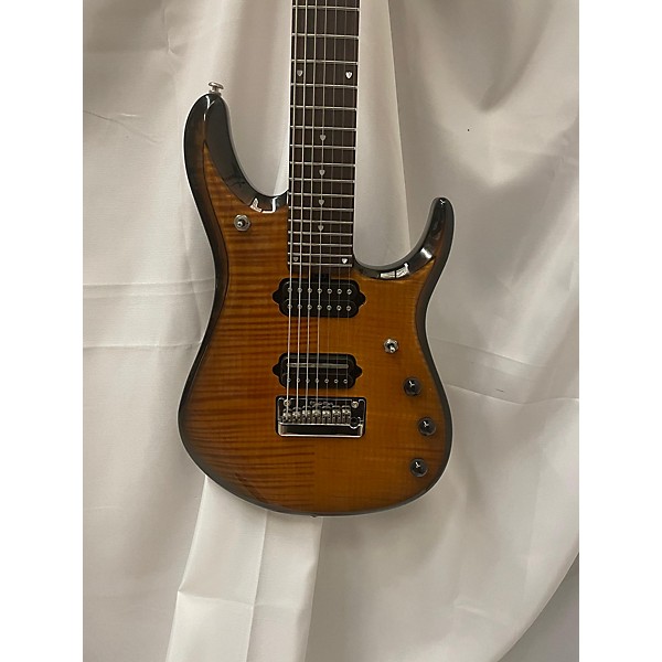 Used Ernie Ball Music Man Used Ernie Ball Music Man BFR Petrucci 7 String Tobacco Burst Solid Body Electric Guitar