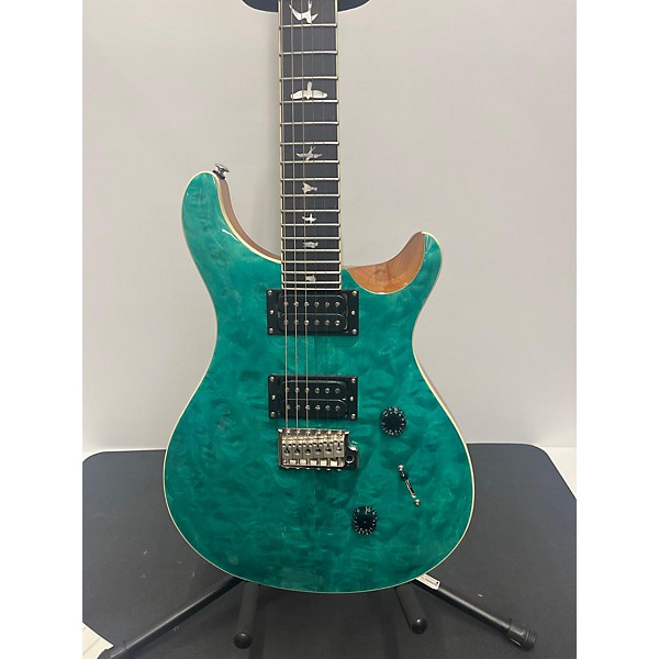 Used PRS Used PRS SE Custom 22 Turquoise Solid Body Electric Guitar