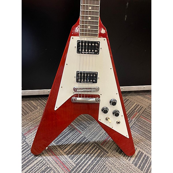 Used Gibson Used Gibson 120th Anniversary Flying V Heritage Cherry Solid Body Electric Guitar