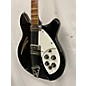 Vintage 1967 Rickenbacker 360/12 Black Hollow Body Electric Guitar