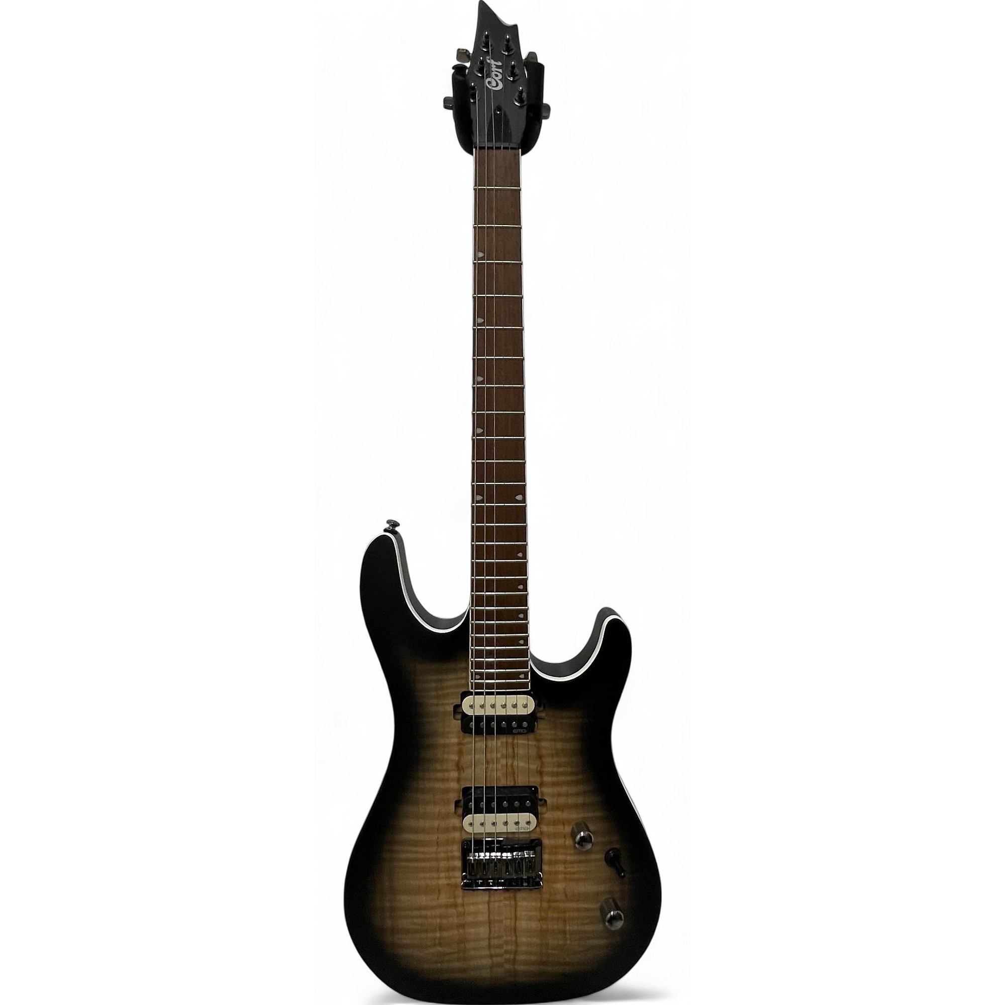 Used Cort Kx300 Charcoal Burst Solid Body Electric Guitar charcoal
