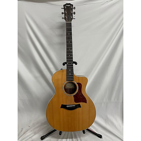 Used Taylor Used Taylor 214CE Deluxe Natural Acoustic Electric Guitar