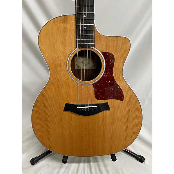 Used Taylor Used Taylor 214CE Deluxe Natural Acoustic Electric Guitar