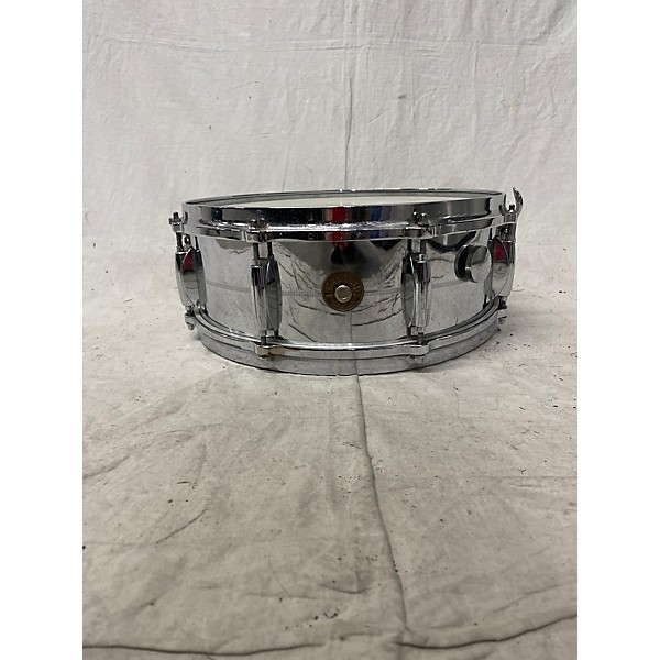 Used Gretsch Drums Used Gretsch Drums 5.5X14 Round Badge Chrome Over Brass Drum Chrome