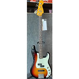 Used Fender Used Fender American Ultra Precision Bass 2 Tone Sunburst Electric Bass Guitar