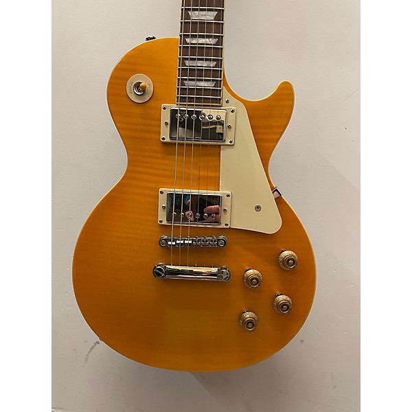 Used Epiphone Used 2023 Epiphone 1959 Reissue Les Paul Standard Lemonburst Solid Body Electric Guitar