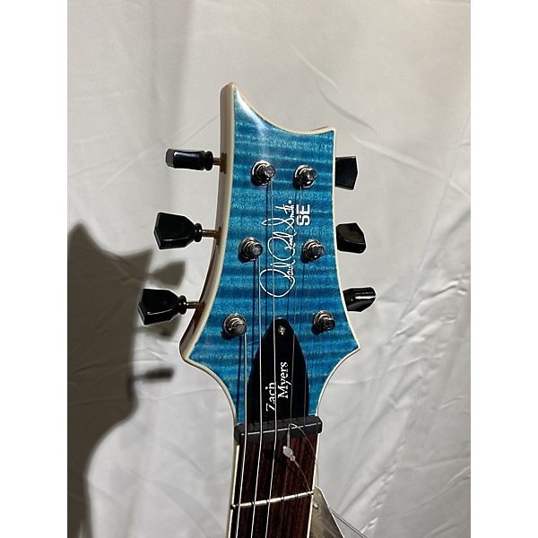 Used PRS Used PRS Zach Myers Signature SE Myers Blue Solid Body Electric Guitar