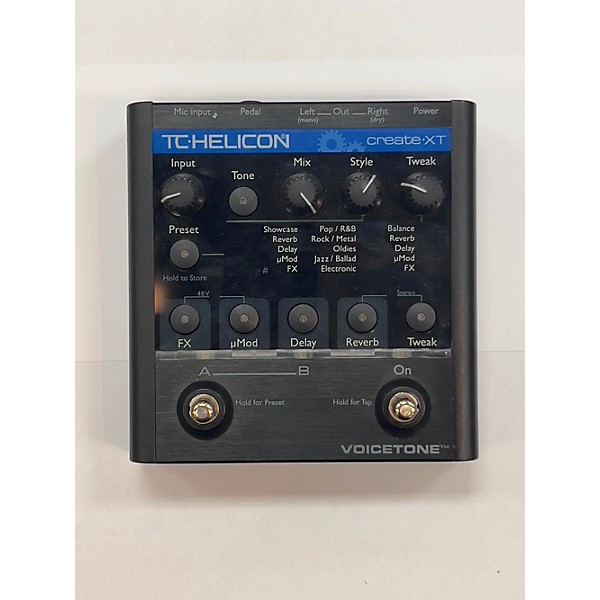 Used TC Helicon VoiceTone Create Vocal Processor