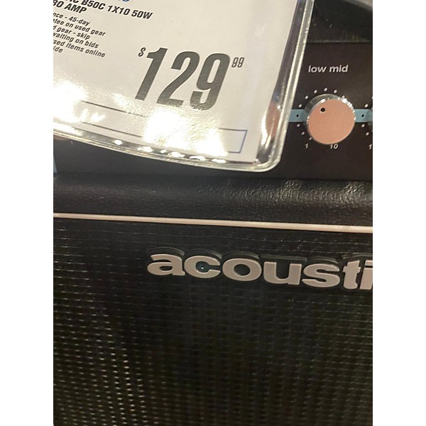 Used Acoustic B50C 1X10 50W Bass Combo Amp