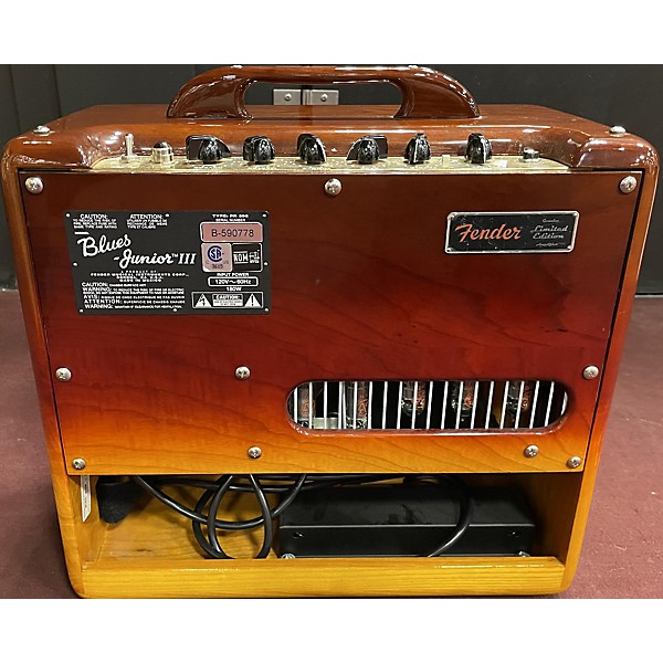 Used Fender Blues Junior III Woody Tequila Sunrise Tube Guitar Combo