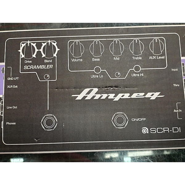 Used Ampeg Used Ampeg SCR-DI Bass Effect Pedal