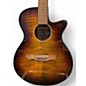 Used Ibanez Used Ibanez AEG70 Tiger Burst Acoustic Electric Guitar