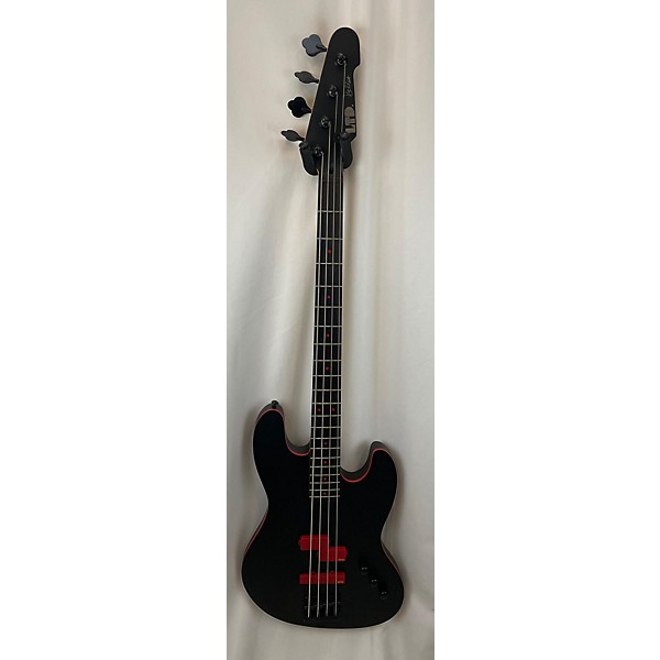 Used ESP Used ESP LTD Frank Bello FB-J4 Black Electric Bass Guitar