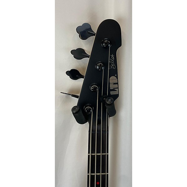 Used ESP Used ESP LTD Frank Bello FB-J4 Black Electric Bass Guitar