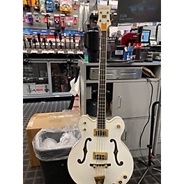 Used Gretsch Guitars Used Gretsch Guitars G6136lsb Gold And White Electric Bass Guitar