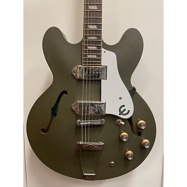 Used Epiphone Used Epiphone CASINO WORN OLIVE DRAB Hollow Body Electric Guitar