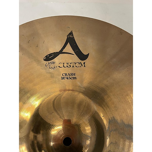 Used Zildjian Used Zildjian 18in A Custom Crash Cymbal