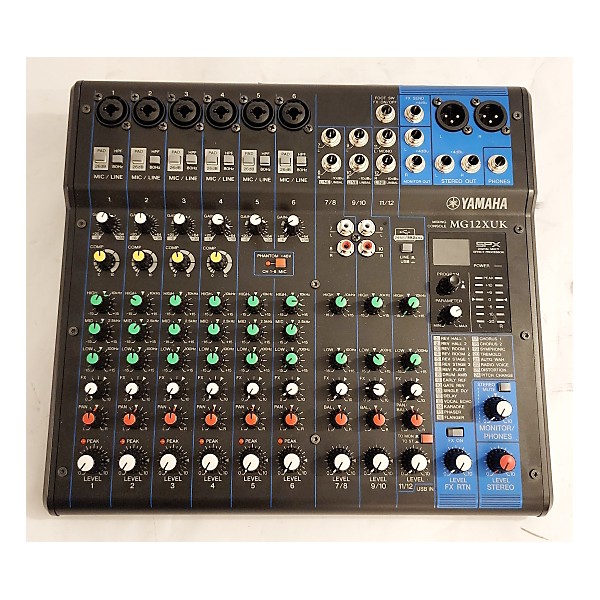 Used Yamaha Used Yamaha MG12XU Unpowered Mixer