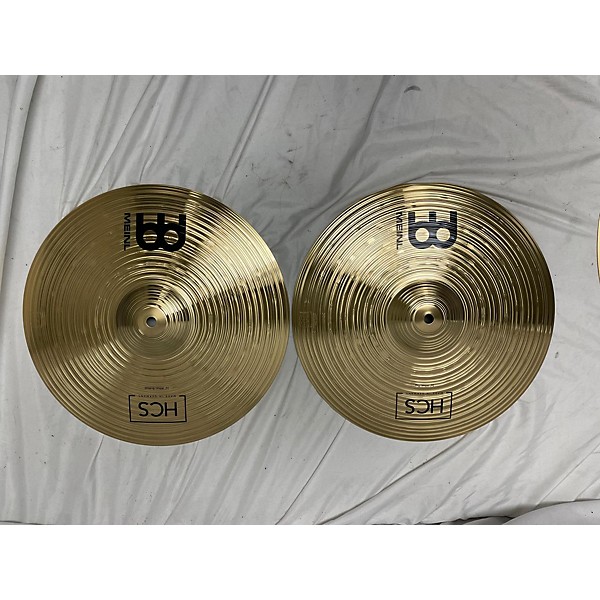 Used MEINL 14in HCS Hi Hat Pair Cymbal