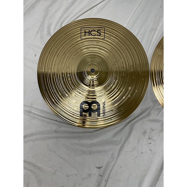 Used MEINL 14in HCS Hi Hat Pair Cymbal