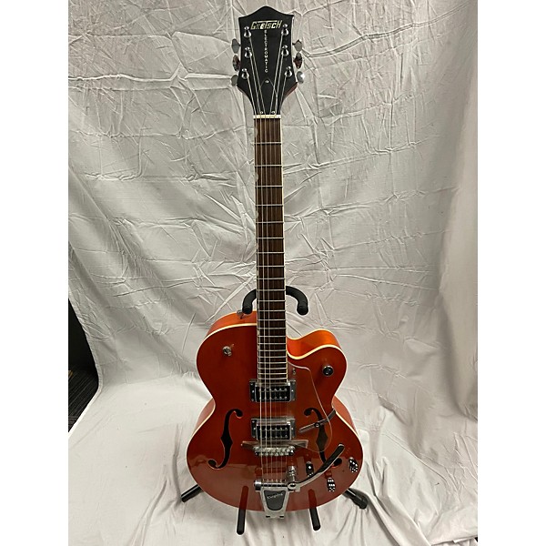 Used Gretsch Guitars Used Gretsch Guitars G5120 Electromatic Orange Hollow Body Electric Guitar