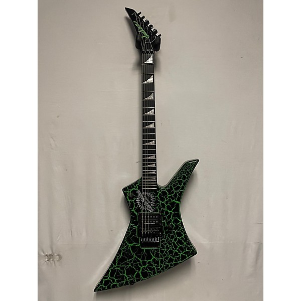 Used Jackson Used Jackson Brandon Ellis Signature Kelly Green Crackle Solid Body Electric Guitar