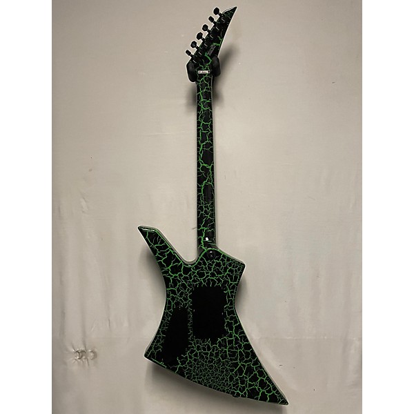 Used Jackson Used Jackson Brandon Ellis Signature Kelly Green Crackle Solid Body Electric Guitar