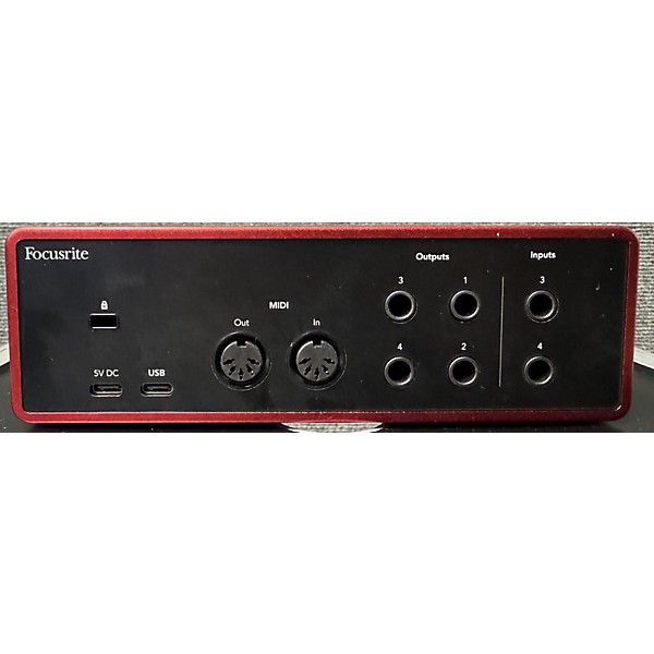 Used Focusrite Scarlett 4i4 GEN 4 Audio Interface