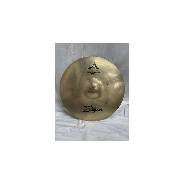 Used Zildjian 14in A Custom Mastersound Hi Hat Pair Cymbal