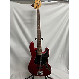 Used Fender Used Fender MIJ Hybrid II Jazz Bass Candy Apple Red Electric Bass Guitar