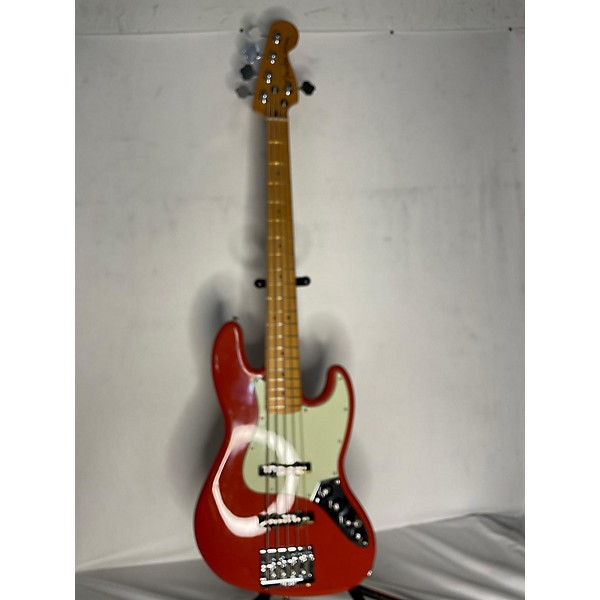 Used Fender Used Fender Player Plus Jazz Bass V Fiesta Red Electric Bass Guitar