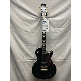 Used Epiphone Used Epiphone Les Paul Custom Black Solid Body Electric Guitar