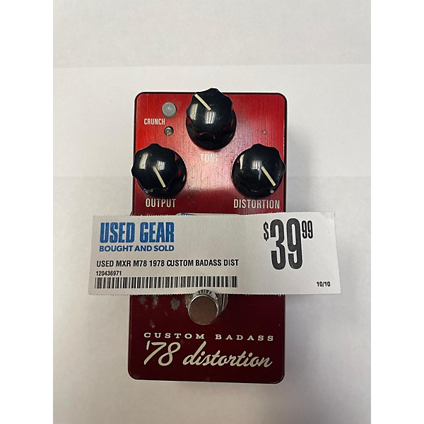 Used MXR M78 1978 Custom Badass Distortion Effect Pedal