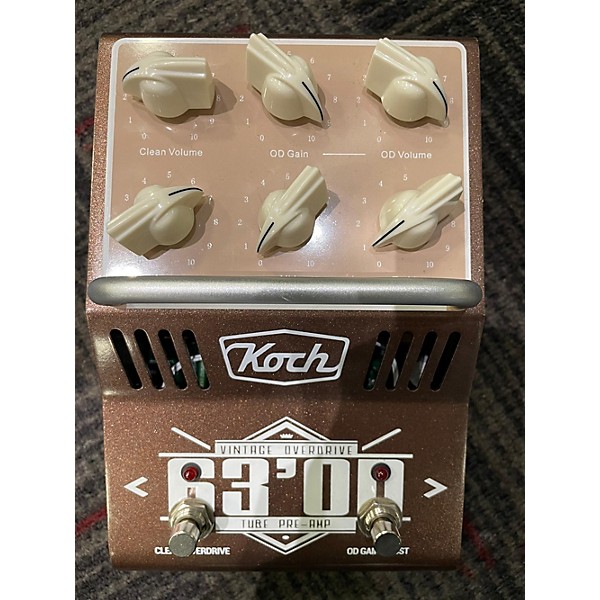 Used Koch Used Koch VINTAGE OVERDRIVE TUBE PRE-AMP Effect Pedal