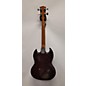 Used Used Savoy 1960s SG SHORT SCALE Black Cherry Electric Bass Guitar