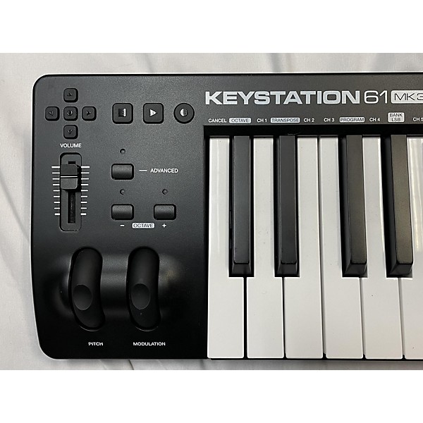 Used M-Audio KEYSTATION 61 MKIII MIDI Controller