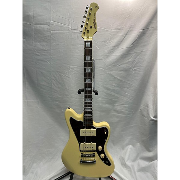 Used Harley Benton Used HARLEY BENTON VT SERIES Antique Ivory Solid Body Electric Guitar