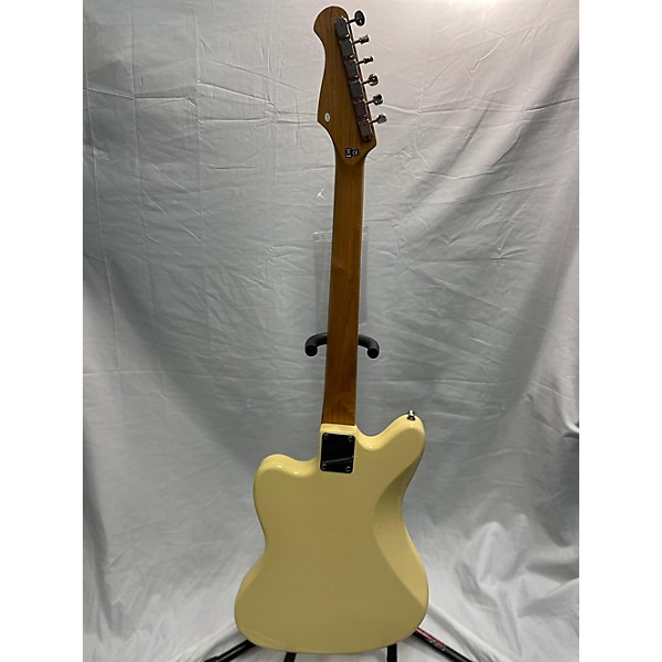 Used Harley Benton Used HARLEY BENTON VT SERIES Antique Ivory Solid Body Electric Guitar