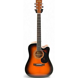 Used Zager Used Zager ZAD-50CE/VS 2 Color Sunburst Acoustic Electric Guitar