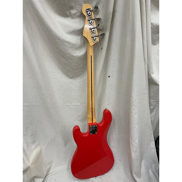 Used Fender Used Fender Limited International Precision International Red Electric Bass Guitar