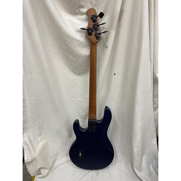 Used Sterling by Music Man Used Sterling By Music Man Ray34 Trans Blue Electric Bass Guitar