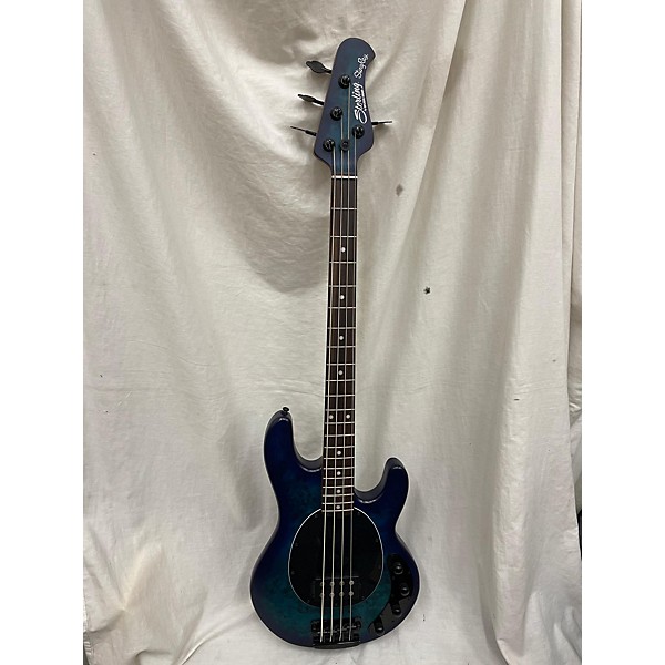 Used Sterling by Music Man Used Sterling By Music Man Ray34 Trans Blue Electric Bass Guitar