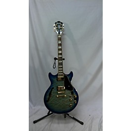 Used Ibanez Used Ibanez AM93 Artcore Trans Blue Hollow Body Electric Guitar