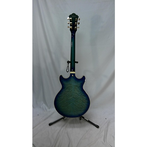 Used Ibanez Used Ibanez AM93 Artcore Trans Blue Hollow Body Electric Guitar