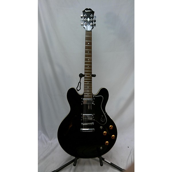 Used Epiphone Used Epiphone Dot Black Hollow Body Electric Guitar