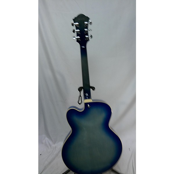 Used Ibanez Used Ibanez AF75 Blue Hollow Body Electric Guitar